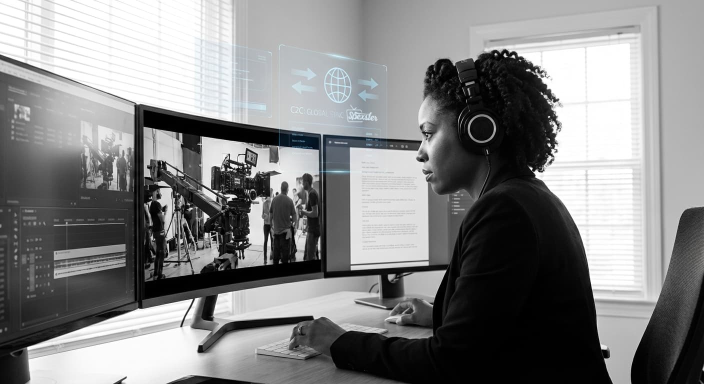 Live remote video village — real-time monitoring across continents